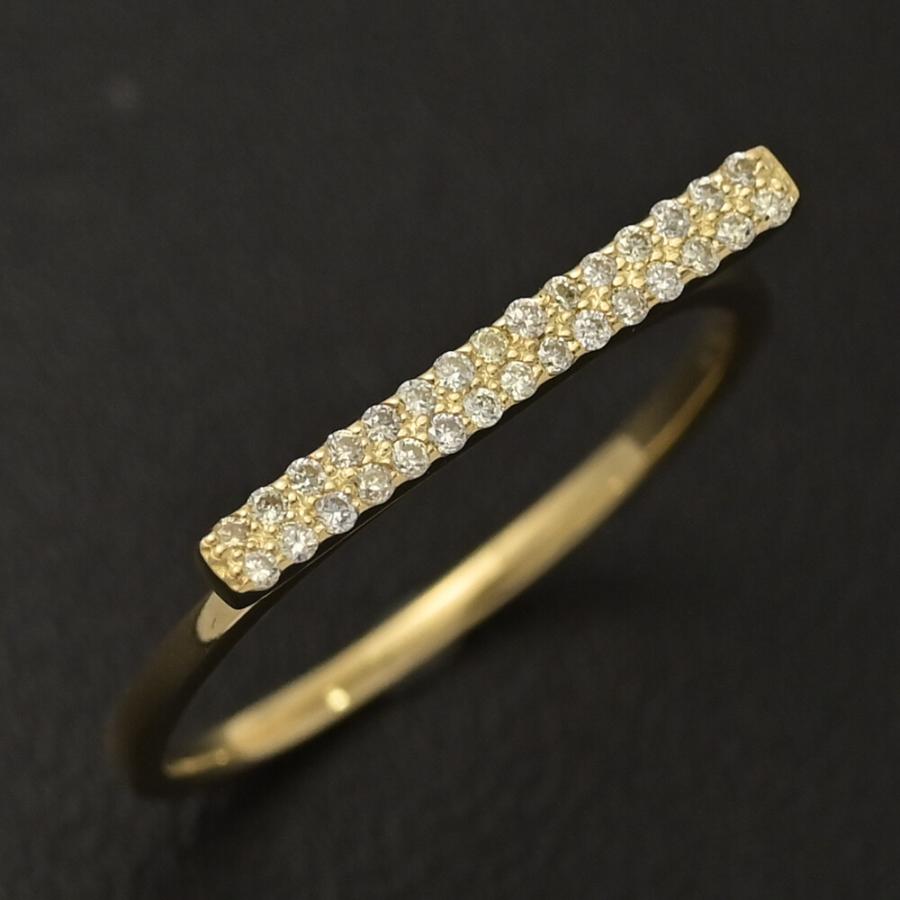 K18ゴールド ダイヤリング12月末処分 K18イエローゴールド ダイヤモンド リング J427262 | ユキザキセレクト