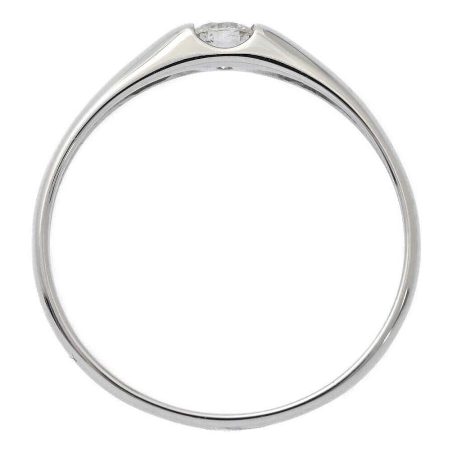 0.1ct/ダイヤモンド ワンポイント シンプル ピンキー リング・指輪