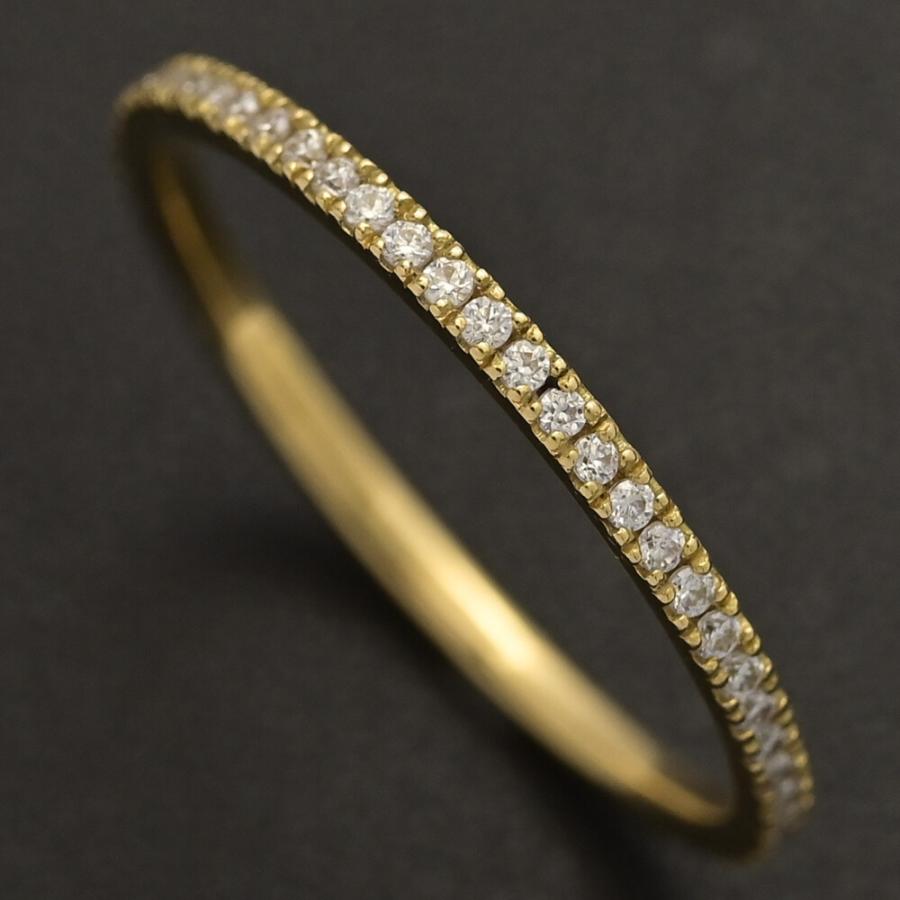 【montan】フルエタニティ ダイヤモンド リング K18 750 montan】フルエタニティ ダイヤモンド リング K18 750 受注生産品】K18