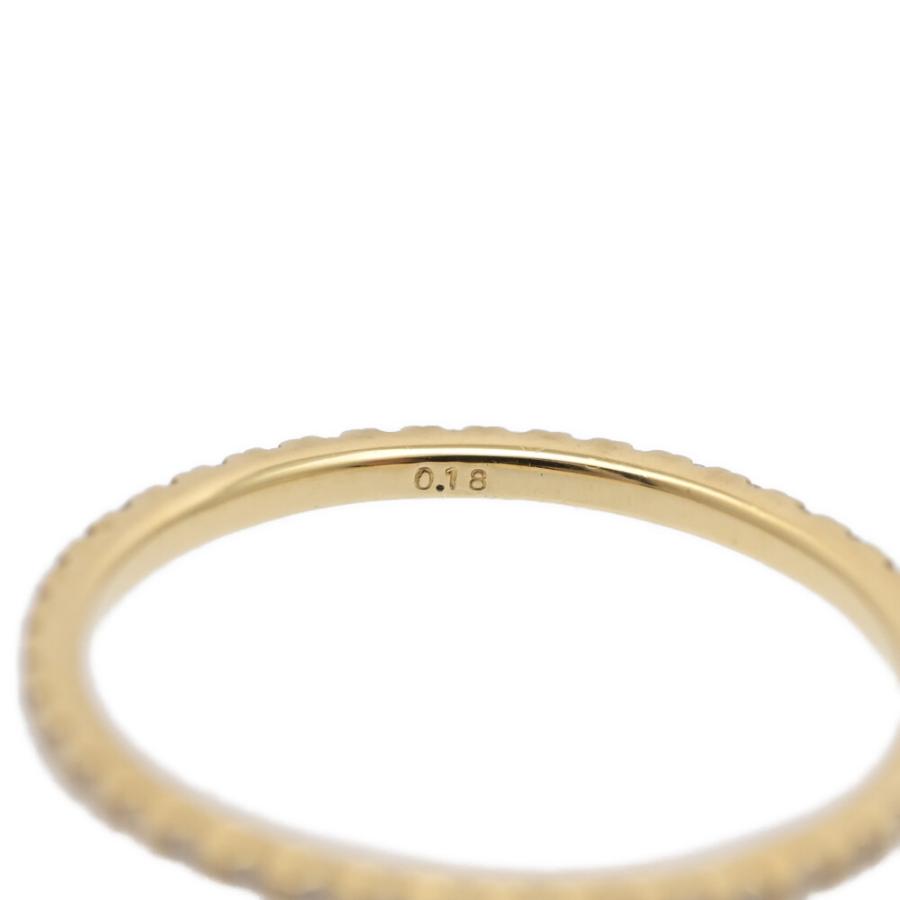 【専用ページ】オレフィーチェ　ダイヤフルエタニティリング　K18　14号 K18/Pt「フルエタニティ」リング ー イエローゴールド