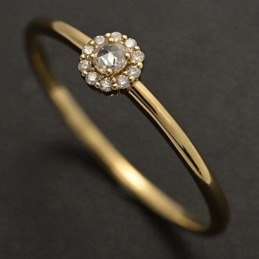 0.05ct/Orefice オレフィーチェ フラワー ローズカット ダイヤモンド