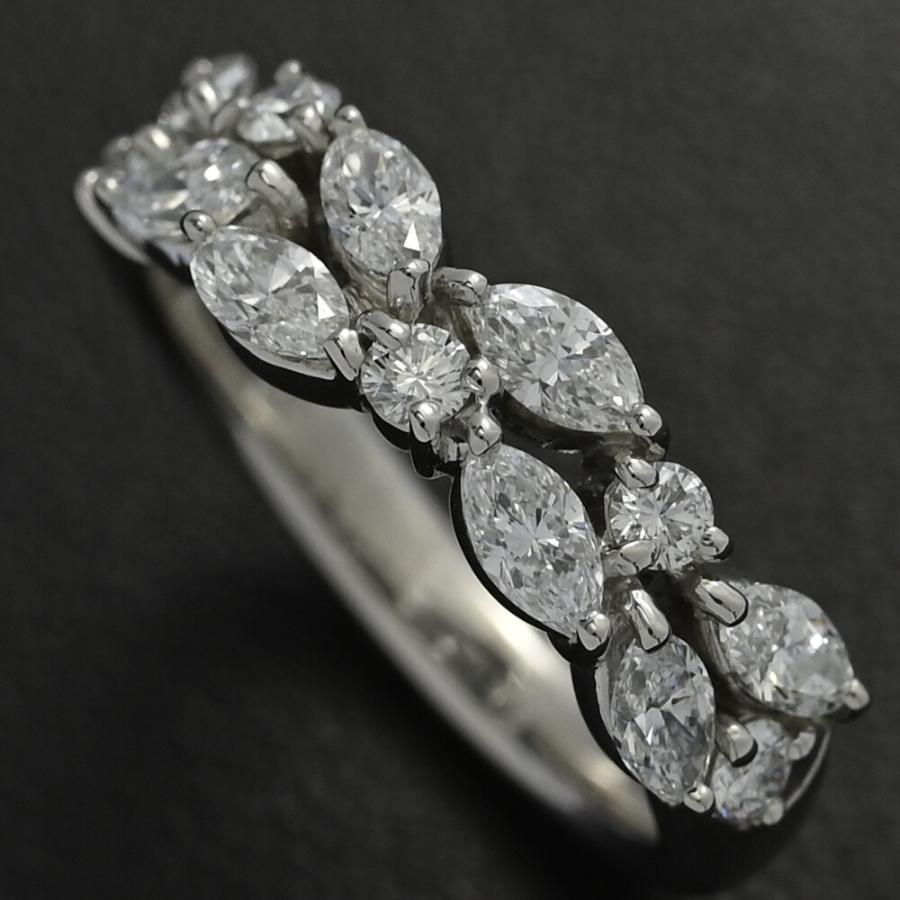 0.8ct/SUWA スワ ダイヤモンドリング・指輪/Pt950-5.1g/6号/#46 