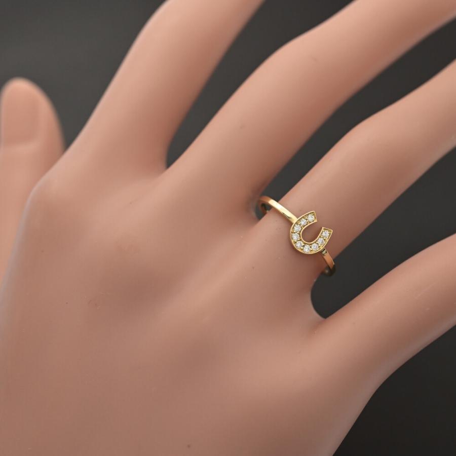 ete 注文 9号 ホースシューリング ete 指輪 リング K10 ホースシュー