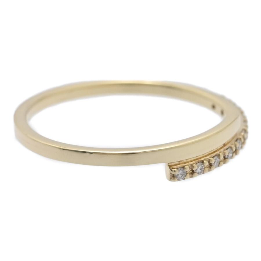 K10YG イエローゴールド リング　エテ　ete　13号 ete（エテ） 指輪 リング 「レイヤード」 K10YG ウェーブ リング