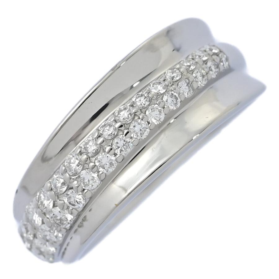 美品 1点モノ 0.45ct ダイヤモンド ラインデザイン リング 指輪