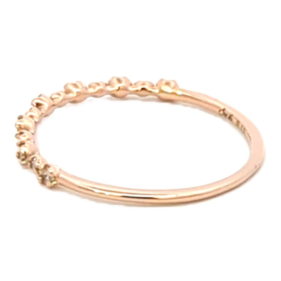 0.1ct SIENA ROSE シエナロゼ ロゼチナ ダイヤモンド リング 指輪 K18 