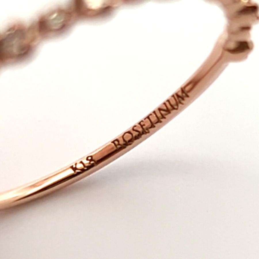 0.1ct SIENA ROSE シエナロゼ ロゼチナ ダイヤモンド リング 指輪 K18 