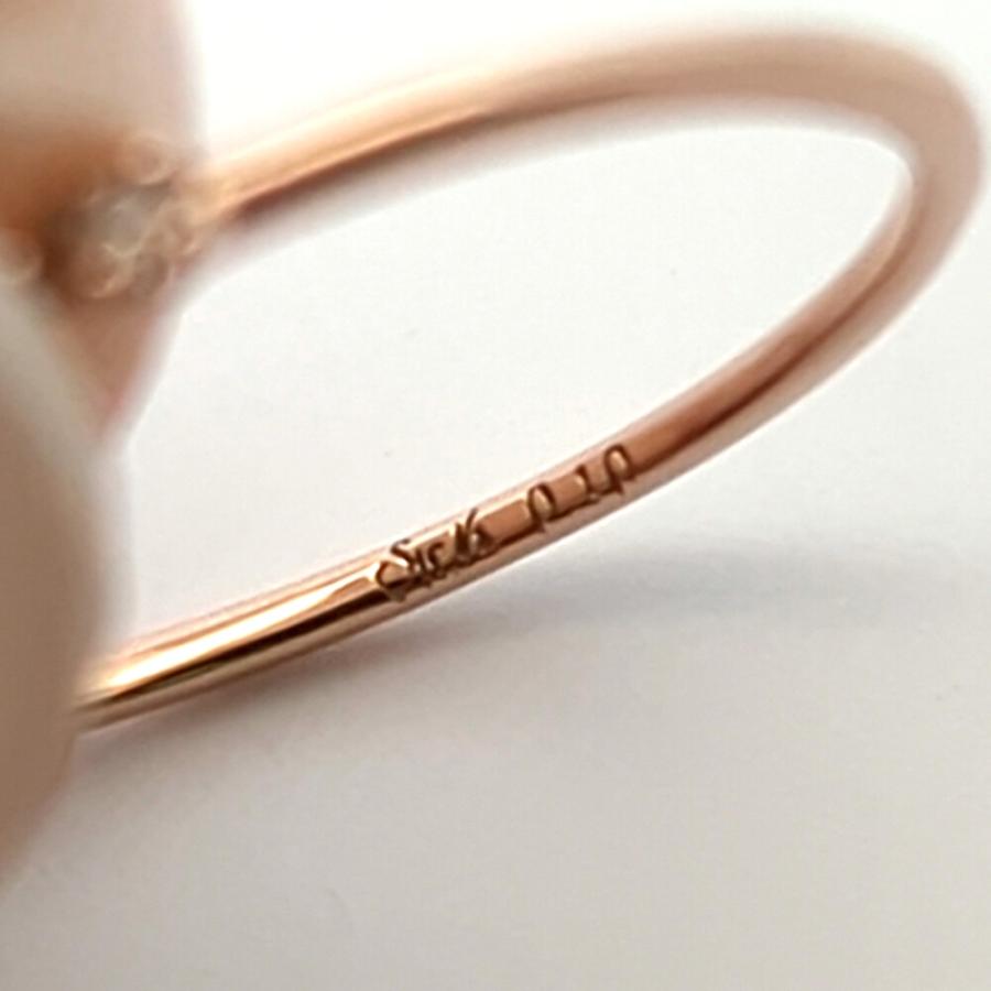 0.1ct SIENA ROSE シエナロゼ ロゼチナ ダイヤモンド リング 指輪 K18 