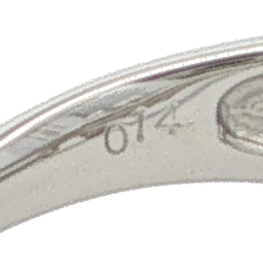 0.14ct ダイヤモンドリング 指輪 K10WG/416-2.1g 11号 #51 ホワイト 