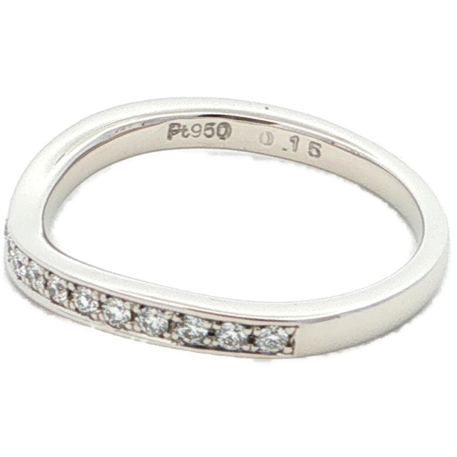 0.15ct 3/4スリークォーターエタニティ ダイヤモンドリング 指輪 Pt950