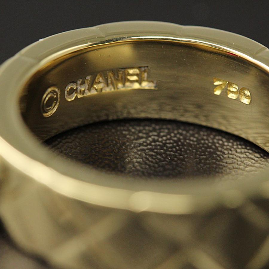 CHANEL シャネル マトラッセ 1P・ルビーリング・指輪/K18YG/750-13.7g