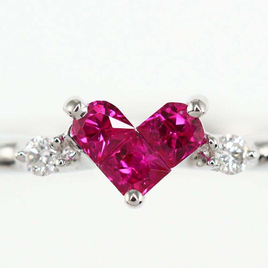 スタージュエリー ミステリアスハート ルビー ダイヤモンドリング 指輪