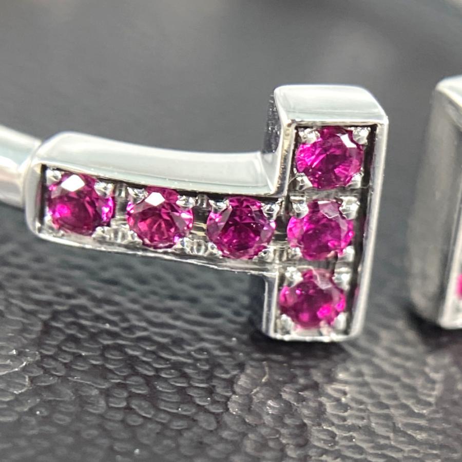 TIFFANY&Co. ティファニー Tワイヤー 12P・ルビーリング・指輪 TIFFANY&Co. ティファニー Tワイヤー 12P・ルビーリング・指輪