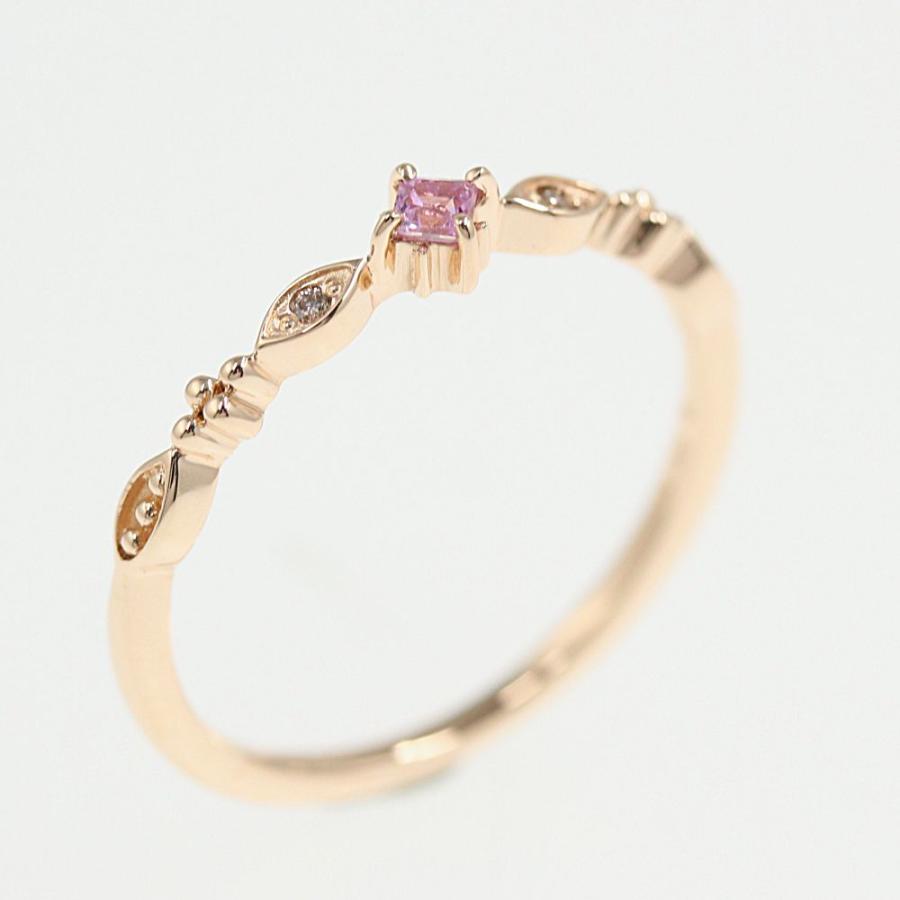 エステールESTELLE サファイア ダイヤモンドリング