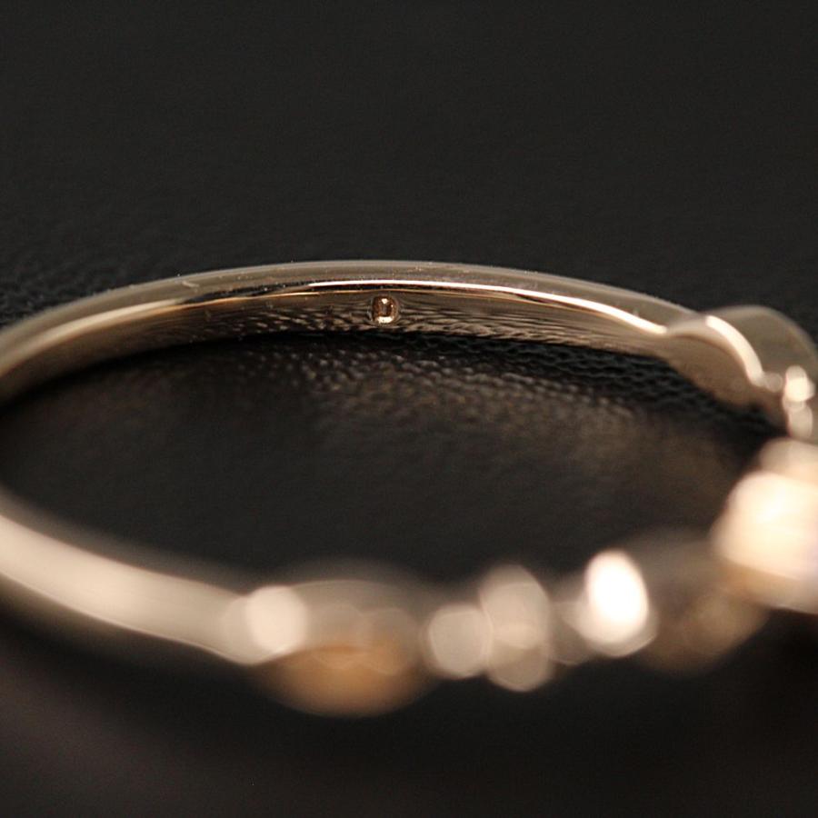 エステール ピンク・サファイア・ダイヤモンドリング・指輪/K10PG/416