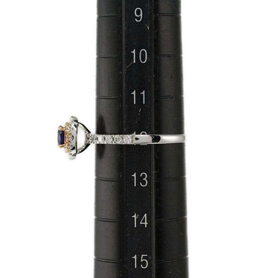新品】0.27ctロイヤルブルーサファイア ダイヤモンドリング 指輪