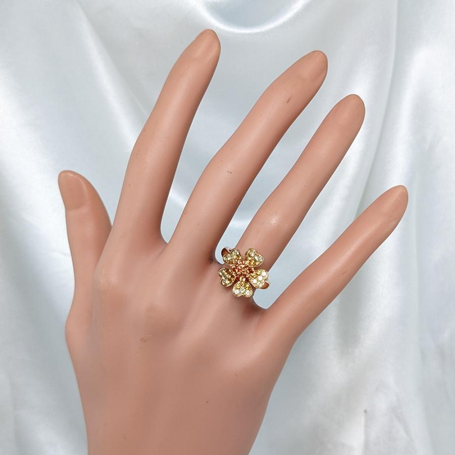 ヴァンドームアオヤマフラワーモチーフリング