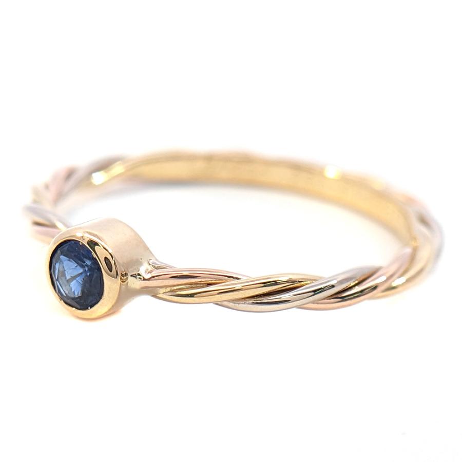 Cartier（カルティエ） トリニティ・ツイスト 1P・サファイアリング