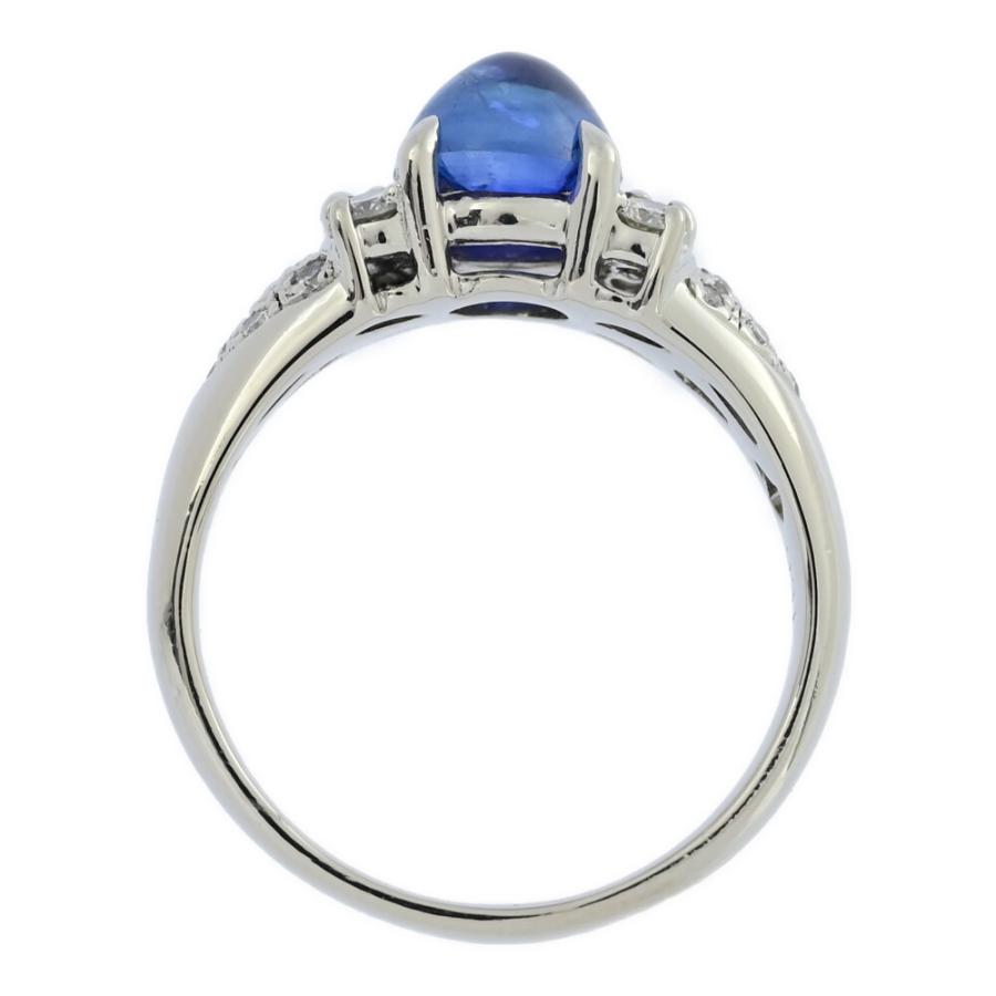 SA2.27ct/FD:0.31ct/サファイア・ダイヤモンド リング・指輪/Pt900-6.4  