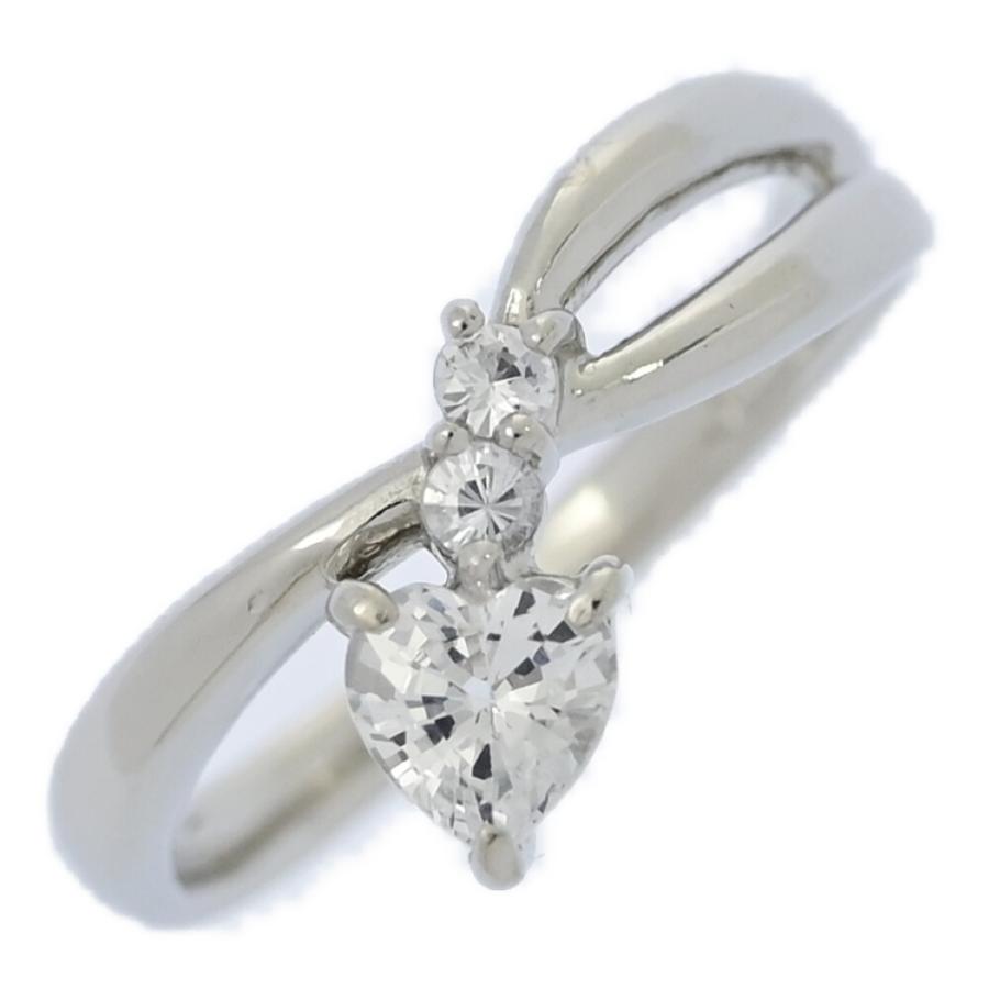 TAKE-UP テイクアップ ハートモチーフ ピンキー・ホワイト・サファイア  