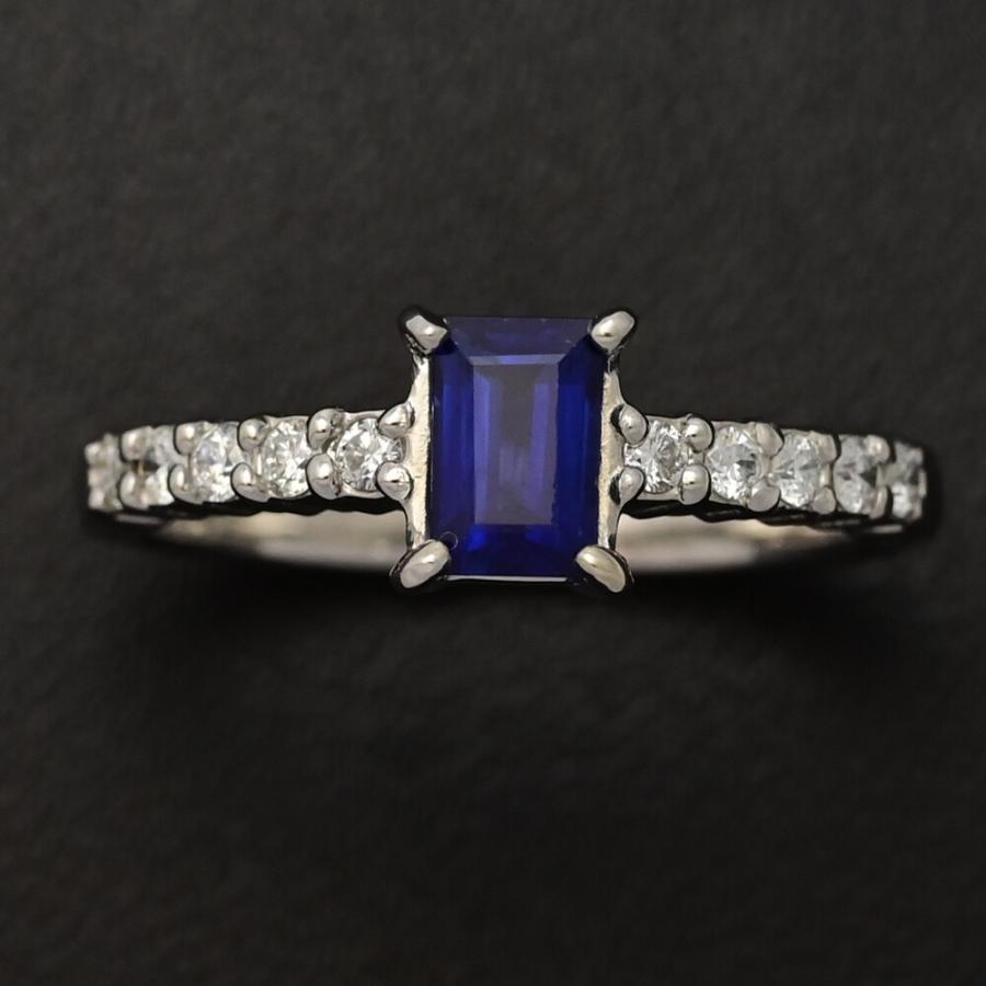 SA0.775ct/FD:0.203ct/ハーフエタニティセッティング・9月 誕生石 1P  