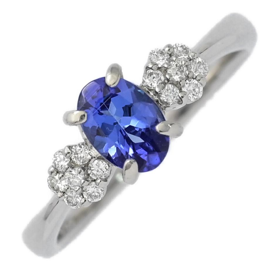 年末セール) SA0.53ct/FD:0.11ct/サファイア・ダイヤモンド リング