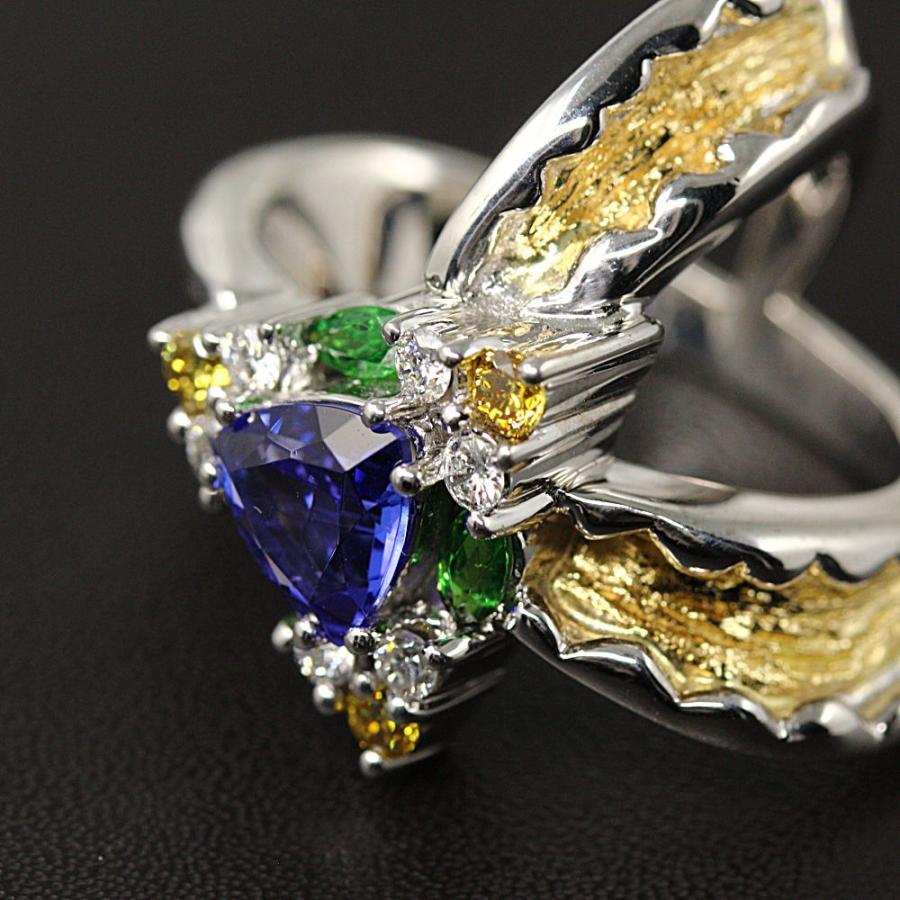 K18WGタンザナイト ダイヤモンドリング 楽天市場】K18 WG タンザナイト ダイヤモンド 0.05ct リング