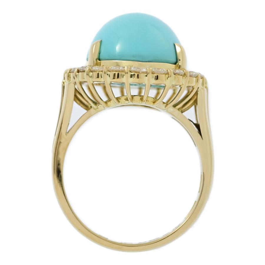 FD:0.88ct/WAKO 和光 取り巻き・12月誕生石 1P・ターコイズ トルコ石 