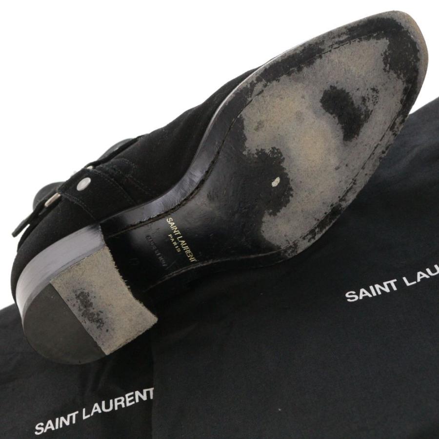 サンローランパリ ワイアットハーネスリングブーツ靴 18SS/496880/42