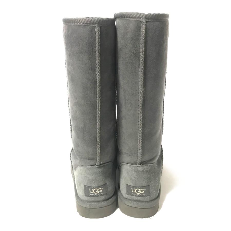 UGG　アグ　CLASSIC TALL　ムートン　ブーツ グレー アグ W CLASSIC TALL・ブーツ靴 クラシックトール/5815w/24cm
