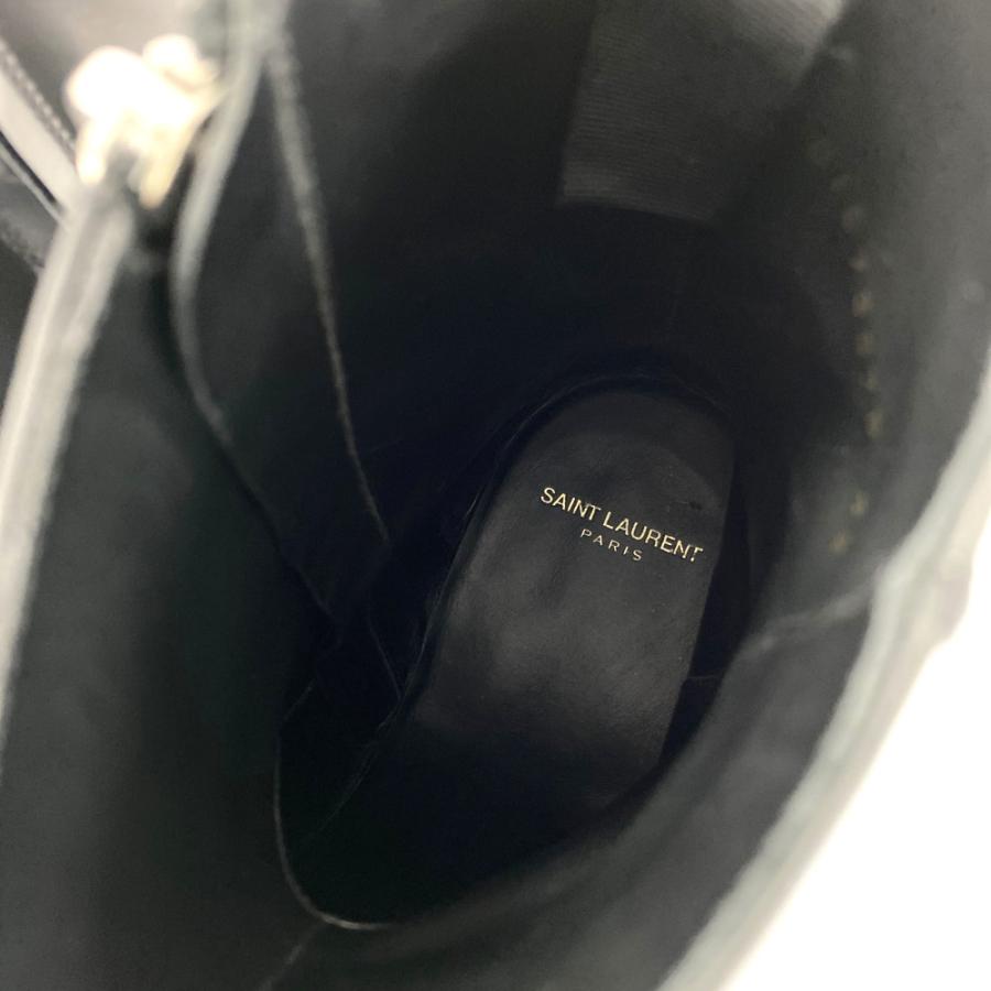 サンローランパリ レザー ハーネスリング・ブーツ 靴/42(27.0cm相当