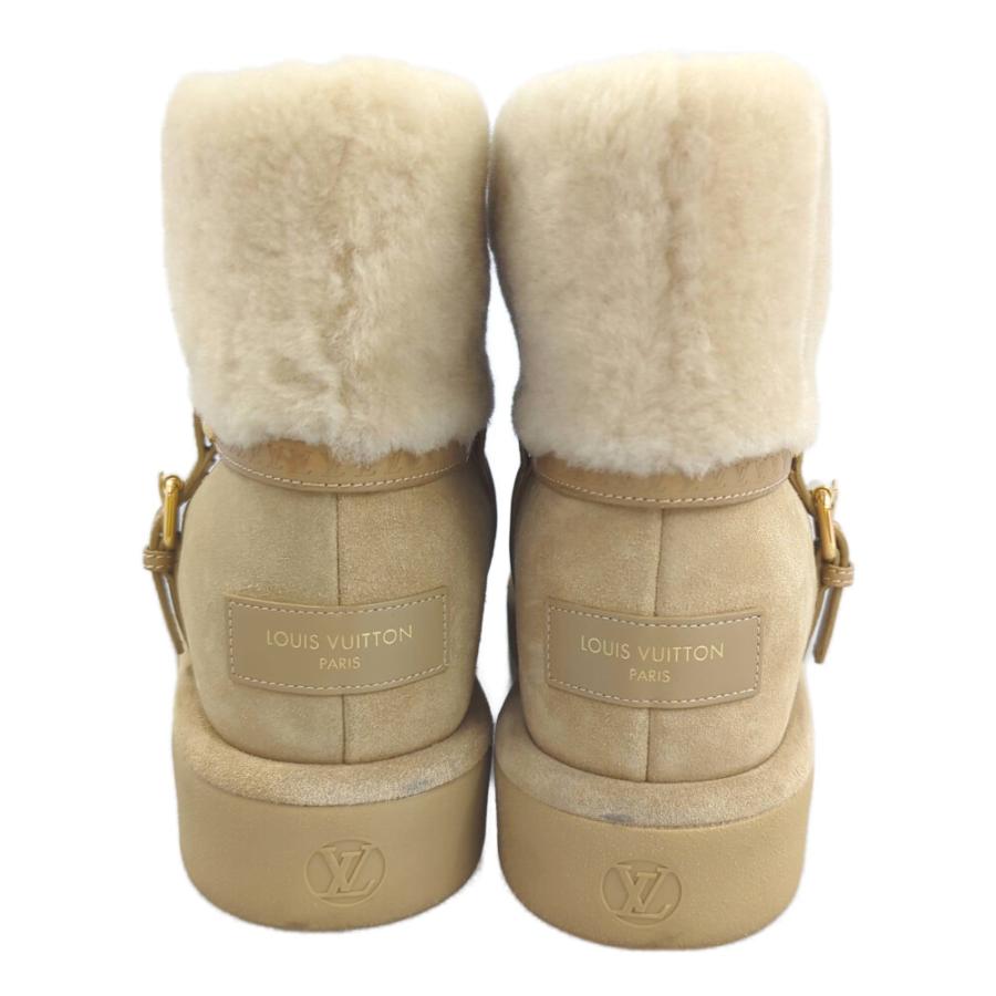 LOUIS VUITTON ルイヴィトン アスペンライン・ムートンブーツ スエード