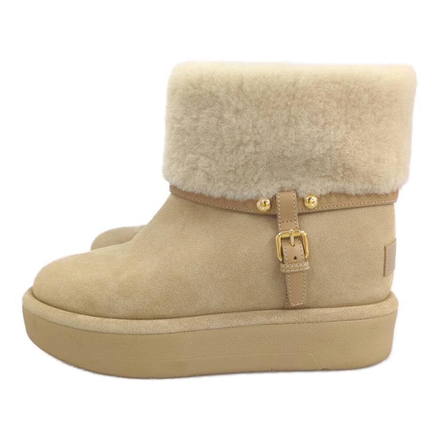 LOUIS VUITTON ルイヴィトン アスペンライン・ムートンブーツ スエード