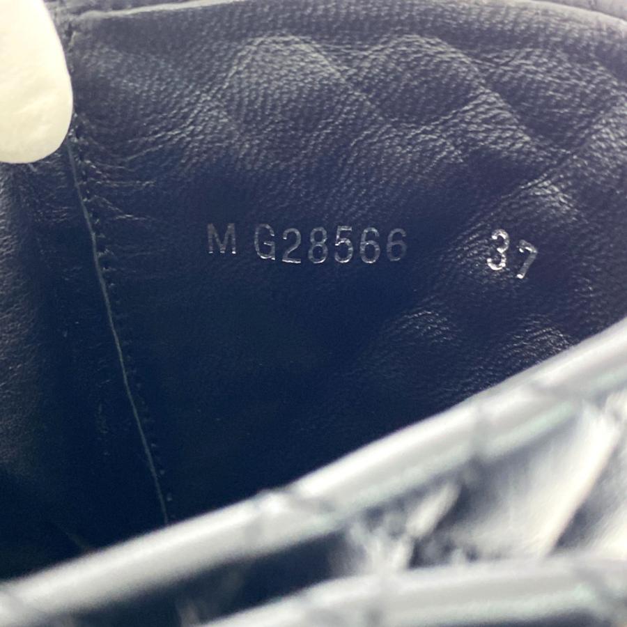 CHANEL シャネル キルティングレザーエンジニアブーツ 靴/G28566