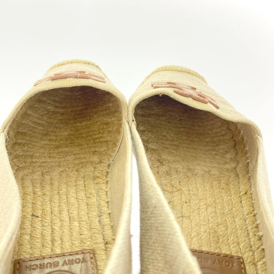送・関税負担なし◆Tory Burch◆ダブルTスエードエスパドリーユ TORY BURCH トリーバーチ エスパドリーユスリッポン靴 ダブルT
