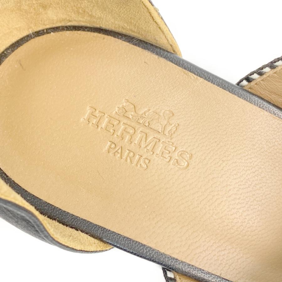 HERMES エルメス ストラップサンダル・エスパドリーユ 靴/38