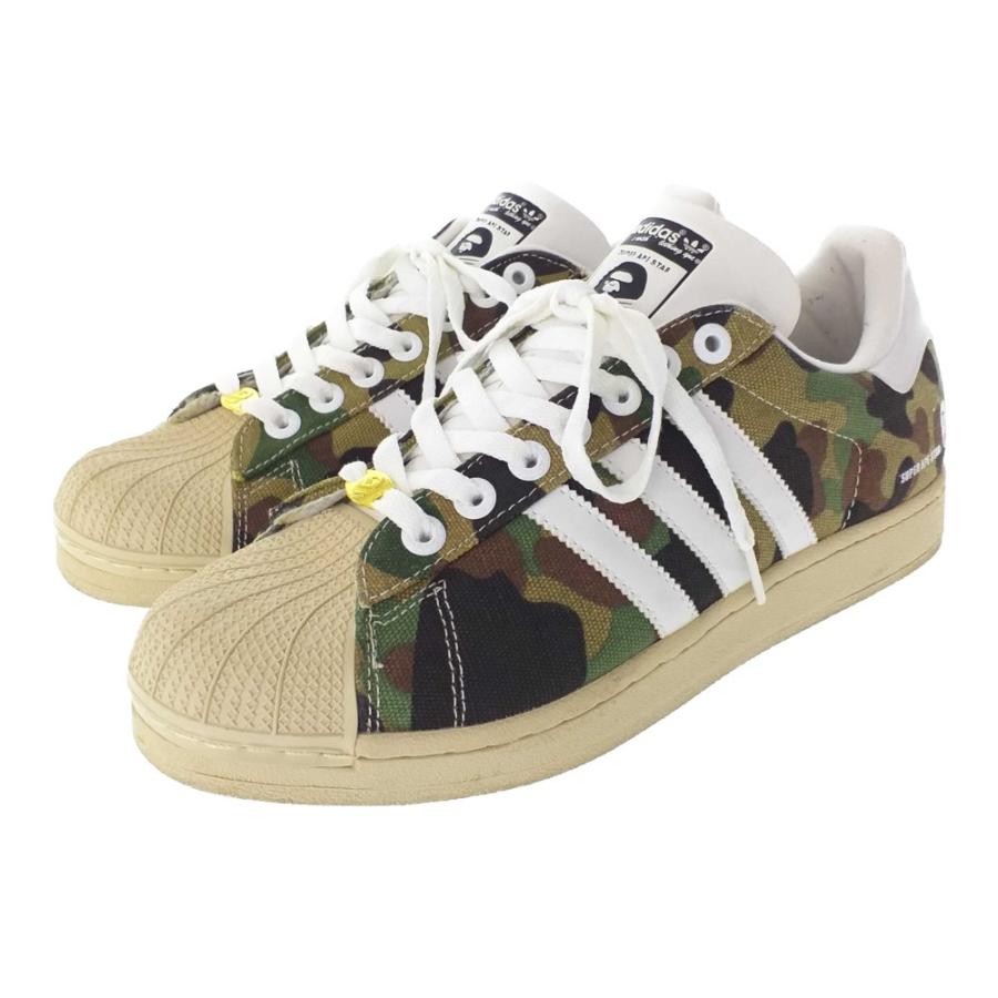 BAPE スーパースター カモフラージュ Bape x Adidas Superstar 80s Bape Color Camo Multi-Color Size 7-11