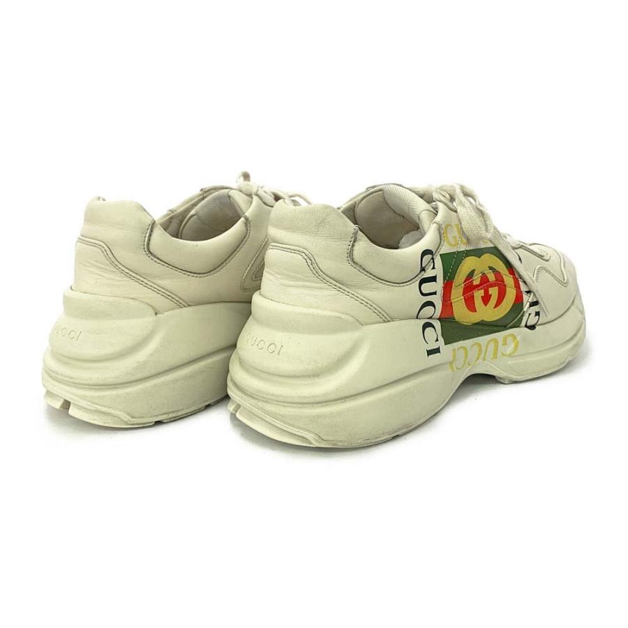 GUCCI（グッチ） ロゴレザーローカットスニーカー 靴/500878/8 1/2