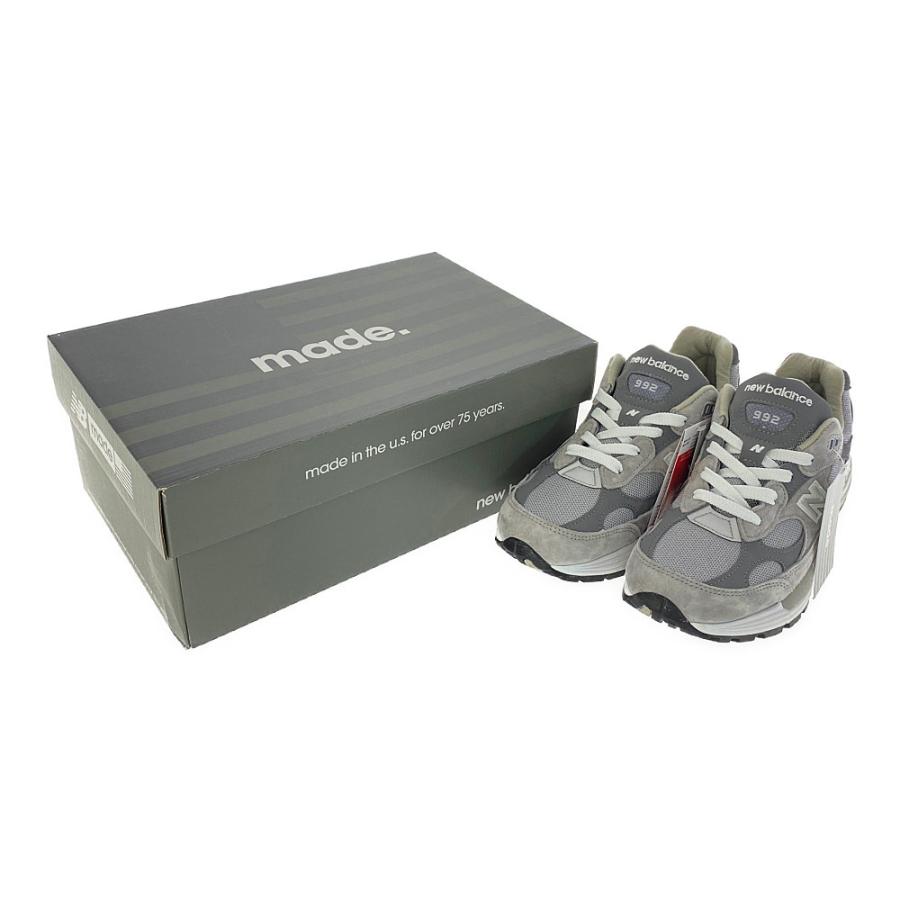 new balance 992 25.0 グレー スニーカー New Balance ニューバランス ローカットスニーカー靴/M992GR