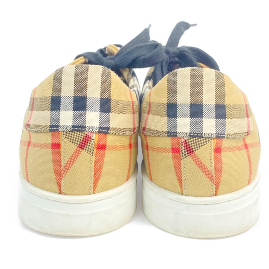 【超希少】BURBERRY スニーカー レインボー ノバチェック ベージュ BURBERRY（バーバリー） ヴィンテージ レインボーチェックローカット
