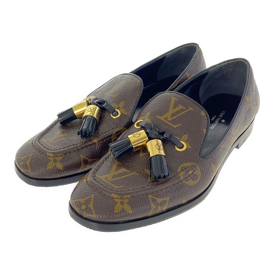 ルイヴィトン モノグラム タッセル付き オペラシューズ ローファー 靴 34 21 5cm ブラウン Louis Vuitton レディース Rf4 B0909 Sopa0007l リファスタ Yahoo ショッピング店 通販 Yahoo ショッピング