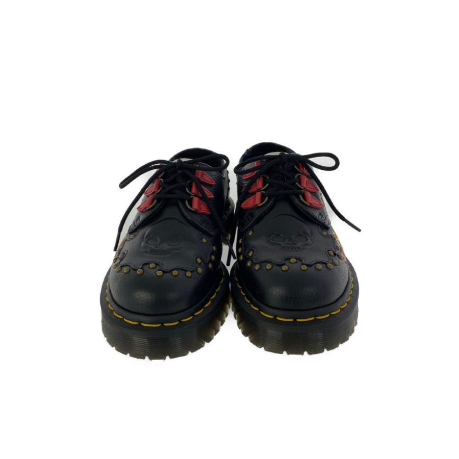 Dr.Martens（ドクターマーチン） SEROVA・フワラー刺繍エンボス スカル 