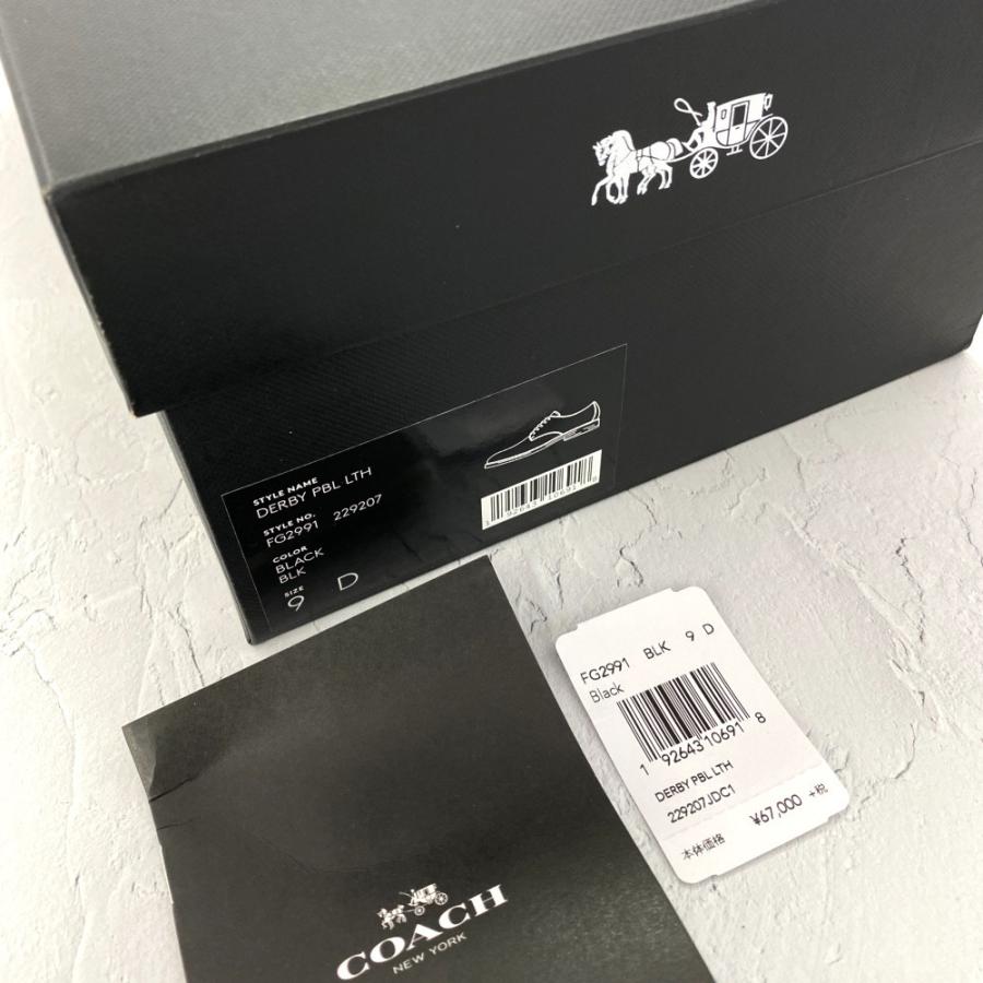 COACH（コーチ） DERBY PBL LTH・レースアップ ドレスシューズ靴