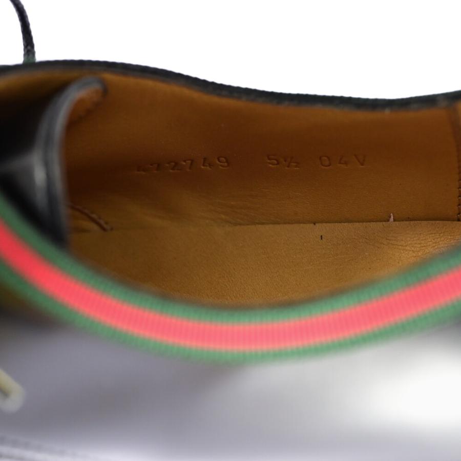 GUCCI グッチ レザー ライン レースアップ シューズ 靴/472749/5 GUCCI グッチ レザー ライン レースアップ シューズ 靴/472749/5