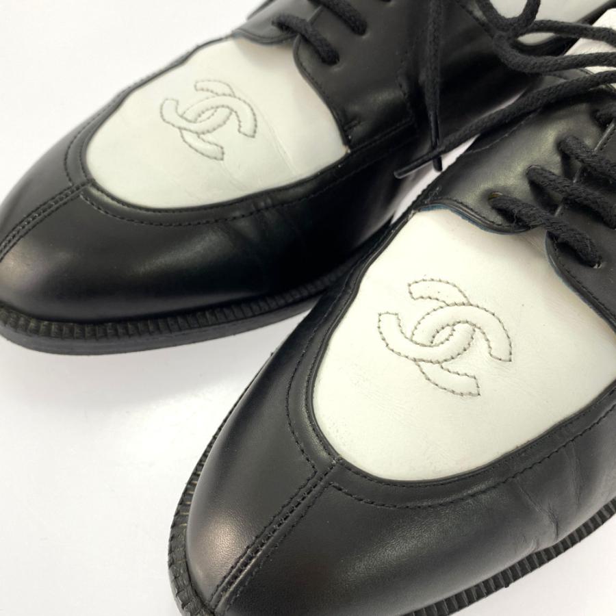 CHANEL シャネル ヴィンテージシャネル サドル オックスフォード CHANEL シャネル ヴィンテージシャネル サドル オックスフォード
