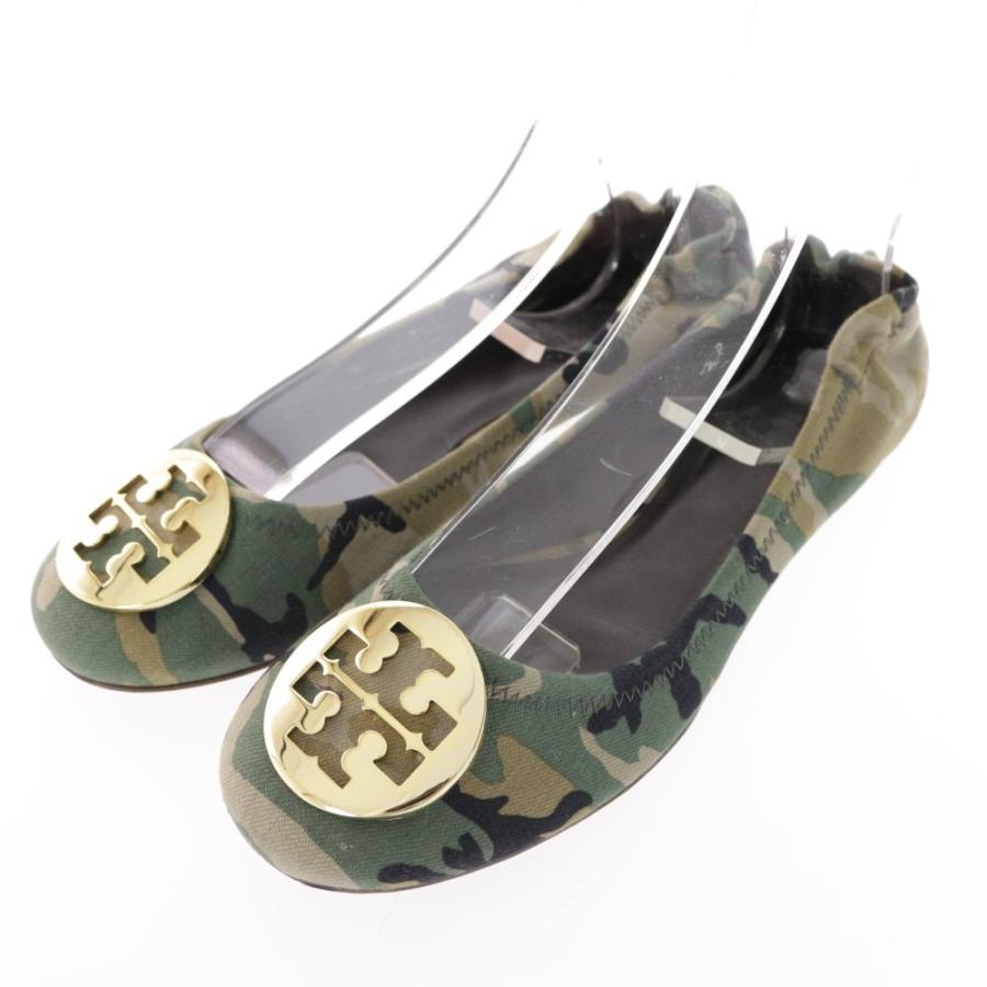 専用【美品】トリーバーチ カモ柄 迷彩柄 バレエシューズ フラットシューズ TORY BURCH（トリーバーチ） 迷彩柄/カモフラージュ・フラットシューズ