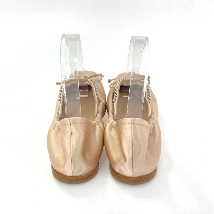 miu ミュウミュウ チェーンロゴ バレエシューズ フラット miu ミュウミュウ チェーンロゴ バレエシューズ フラット