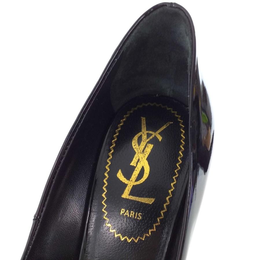 YSL ブラック ポインテッドトゥシューズ 36 1/2