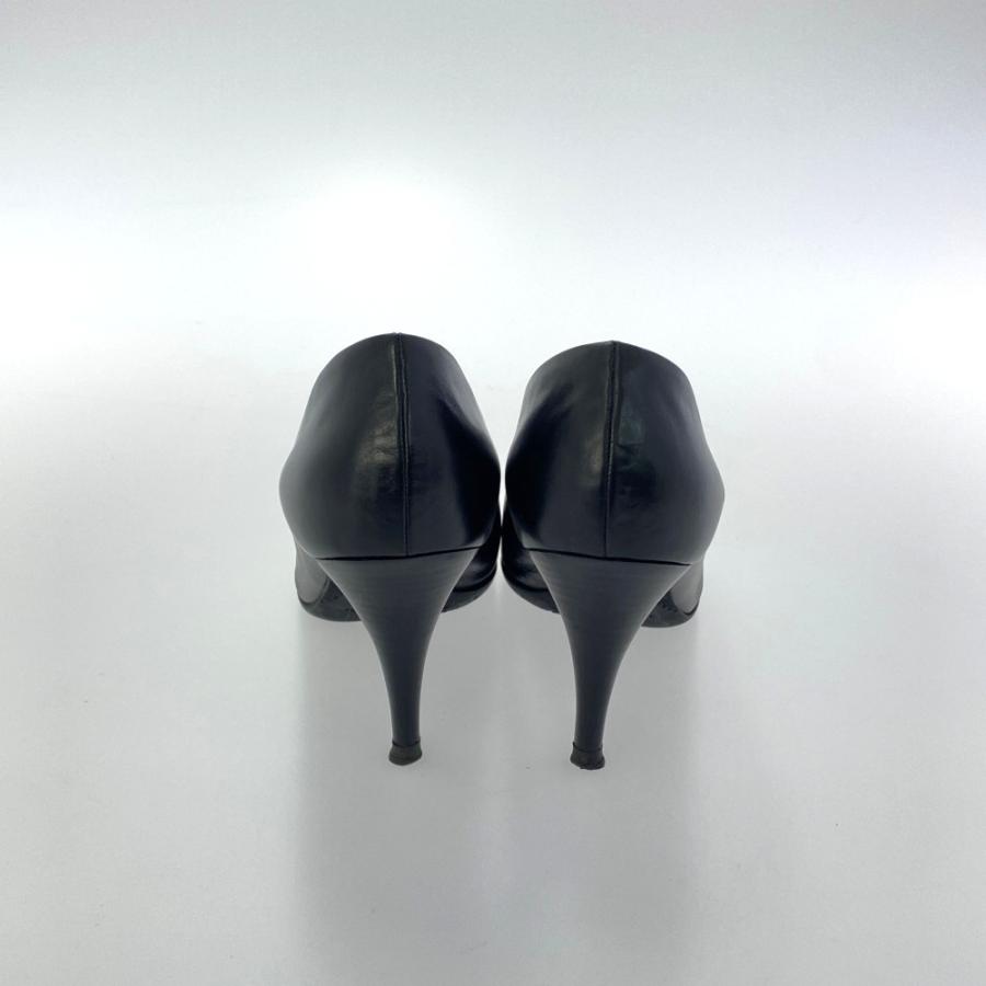 ルイヴィトン チャーム・オープントゥ パンプス 靴/361/2M/ブラック