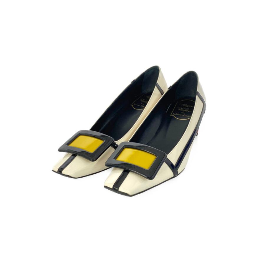 人気♡ロジェヴィヴィエ バイカラー スクエア バックル フラットシューズ 人気♡ロジェヴィヴィエ バイカラー スクエア バックル フラット